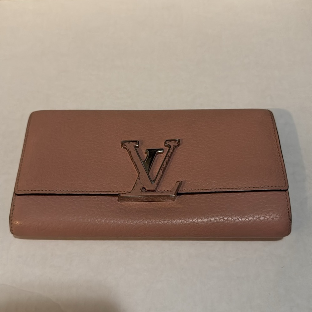 Louis Vuitton Portefeuille Capucines M61250 Long Wallet Pink Ladies - Full Set